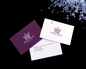 επαγγελματικές κάρτες, Crystal Queen, Crystal Queen Κοσμήματα
